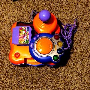 Kids learning video game set